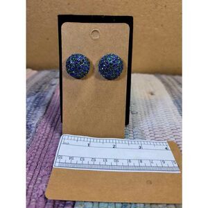 (3 for $15)~JoMa~ Blue and Green Australian Crystal Earrings- NWT